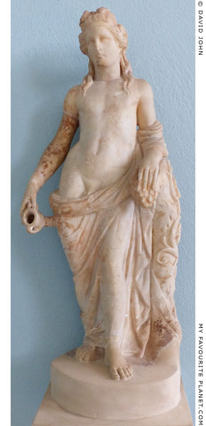 Marble statuette of Dionysus from Eleusis at My Favourite Planet