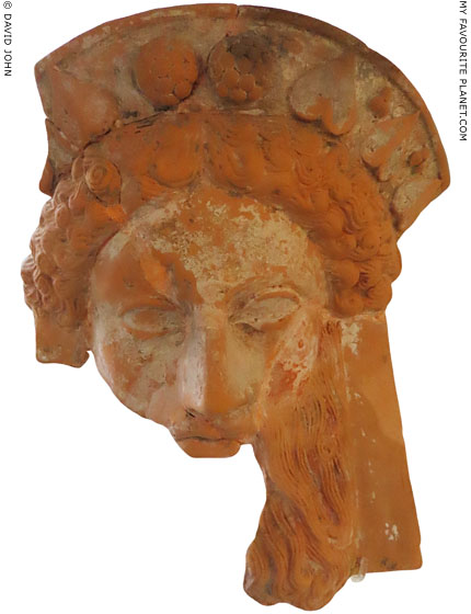 Ceramic mask of Dionysus from Maroneia, Thrace at My Favourite Planet Ceramic mask of Dionysus from Maroneia, Thrace at My Favourite Planet