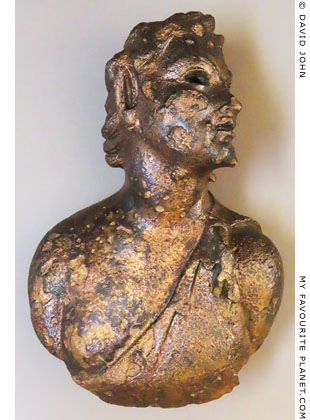 Small bronze bust of a Satyr in Kos at My Favourite Planet