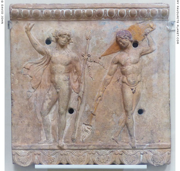 A Campana plaque of Bacchus and a Satyr at My Favourite Planet