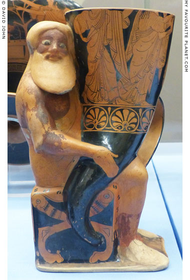 A rhyton in the form of Dionysus at My Favourite Planet