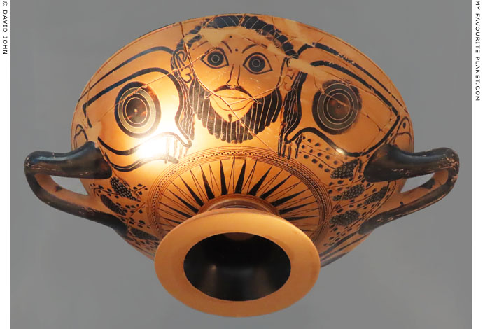 An Attic black-figure eye-cup in Polygyros at My Favourite Planet