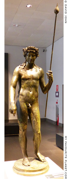 The Dioniso da ponte Garibaldi, bronze statue of Dionysus at My Favourite Planet