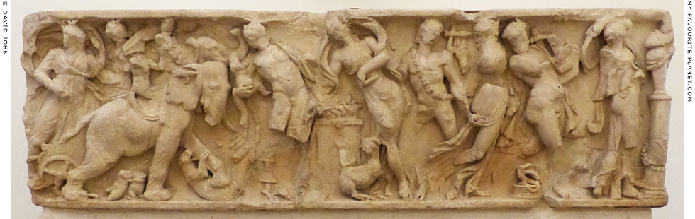 Relief of an Indian triumph, Palazzo Altemps, Rome at My Favourite Planet
