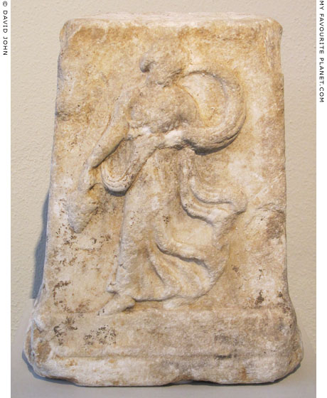 Relief of a dancing Maenad on an altar, Thasos, Greece at My Favourite Planet