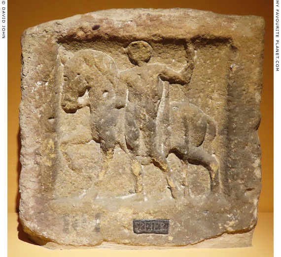 A Roman votive relief of one of the Dioscuri from Speyer, Germany at My Favourite Planet