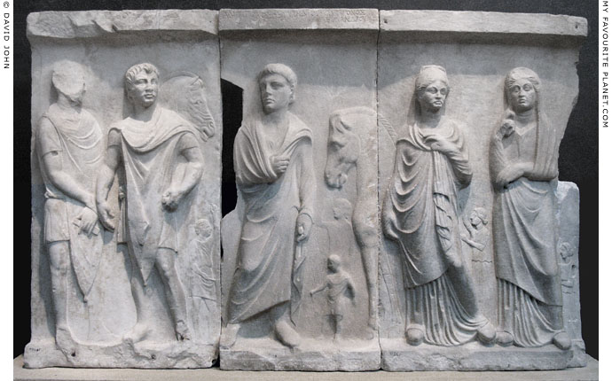 The grave relief dedicated by Antigonos, son of Evlandros at My Favourite Planet