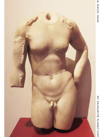 Marble statue of Hermaphroditus, Allard Pierson Museum, Amsterdam at My Favourite Planet