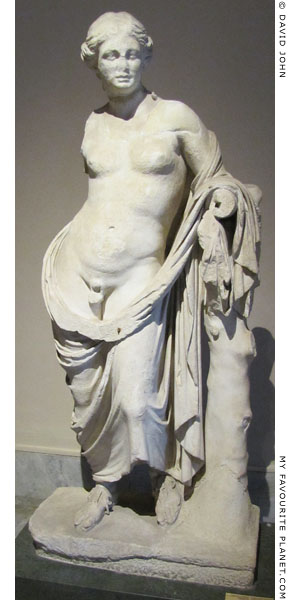 Marble statue of Hermaphroditus from Pergamon at My Favourite Planet