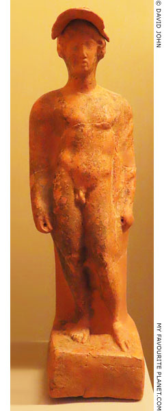 A terracotta statuette of Hermes from Abdera at My Favourite Planet A terracotta statuette of Hermes from Abdera at My Favourite Planet