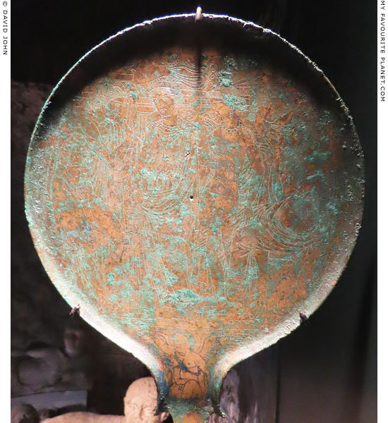 The Judgement of Parison an Etruscan bronze mirror, Allard Pierson Museum, Amsterdam at My Favourite Planet