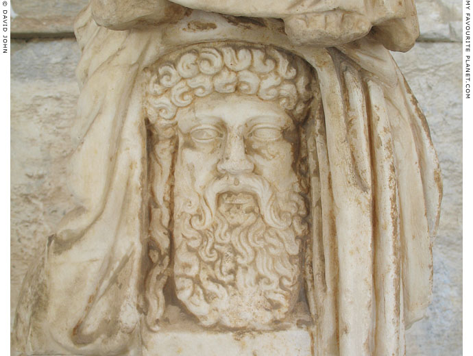 Head of the herm base in the Athenian Agora at My Favourite Planet