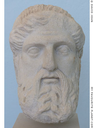 Archaistic head of Hermes from the Stoa of Antigonos, Delos at My Favourite Planet