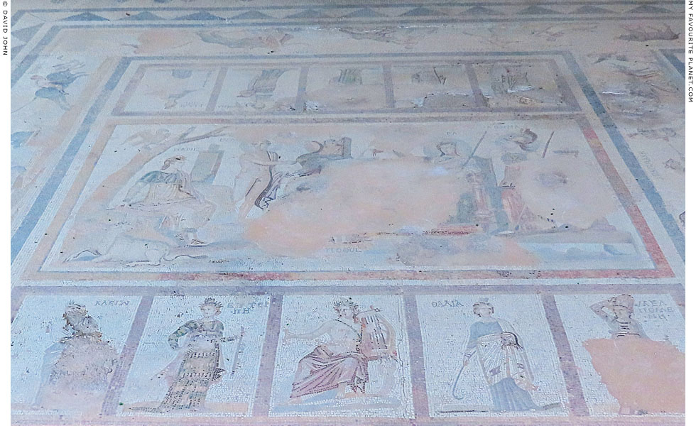 A mosaic of the Judgement of Paris in Kos at My Favourite Planet