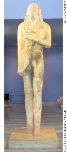 The Ram-Carrier of Thasos kouros statue at My Favourite Planet
