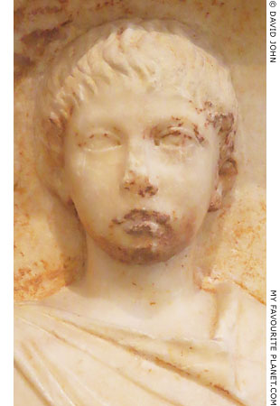 Detail of the main figure on the Polydeukes hero relief at My Favourite Planet Detail of the main figure on the Polydeukes hero relief at My Favourite Planet