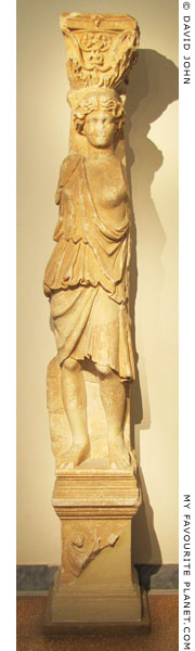 An Amazon-Caryatid statue from the villa of Herodes Atticus at Loukou at My Favourite Planet