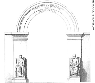 An early reconstruction drawing of the Gateway of Immortal Harmony, Marathon at My Favourite Planet An early reconstruction drawing of the Gateway of Immortal Harmony, Marathon at My Favourite Planet