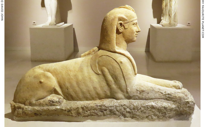 A statue of a Sphinx from the Sanctuary of the Egyptian Gods at Brexiza at My Favourite Planet A statue of a Sphinx from the Sanctuary of the Egyptian Gods at Brexiza at My Favourite Planet