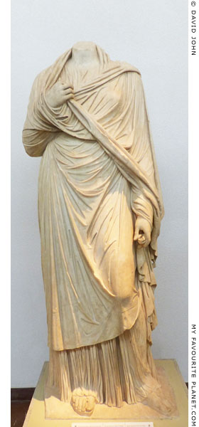 Statue, probably of Aspasia Annia Regilla at My Favourite Planet