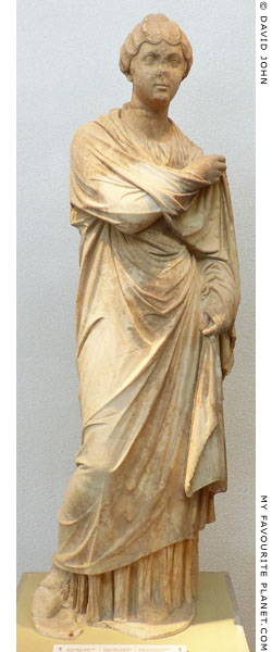 Statue, probably of Athenais at My Favourite Planet