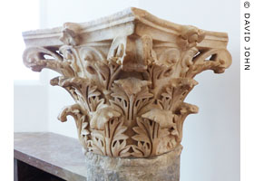 A marble pilaster capital from a monopteros of the Nymphaeum of Herodes Atticus, Olympia at My Favourite Planet