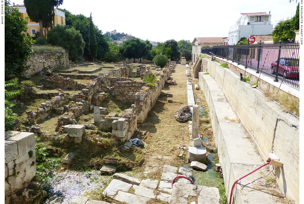 The ancient street between the Ancient Agora and the Roman Agora, Athens at My Favourite Planet