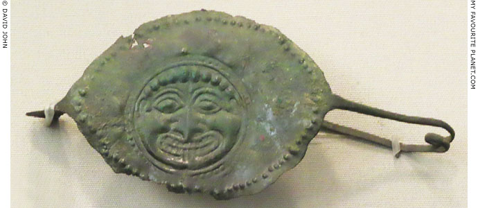 A Gorgoneion on a bronze fibula from Boeotia at My Favourite Planet A Gorgoneion on a bronze fibula from Boeotia at My Favourite Planet