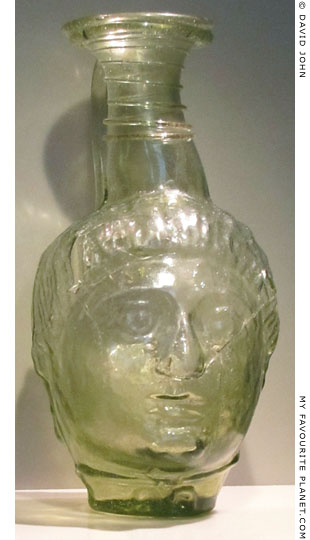 Glass vessel in the form of the head of Medusa at My Favourite Planet