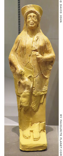 A terracotta statuette of Artemis from Corfu at My Favourite Planet