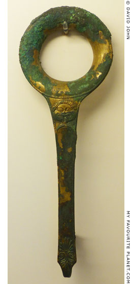 Bronze strainer with a Gorgon head from Syracuse at My Favourite Planet
