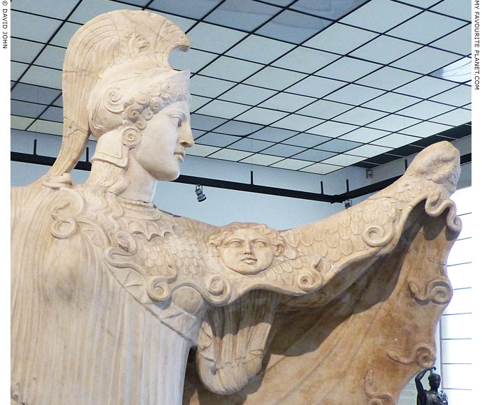 Detail of the marble statue of Athena from Herculaneum at My Favourite Planet Detail of the marble statue of Athena from Herculaneum at My Favourite Planet
