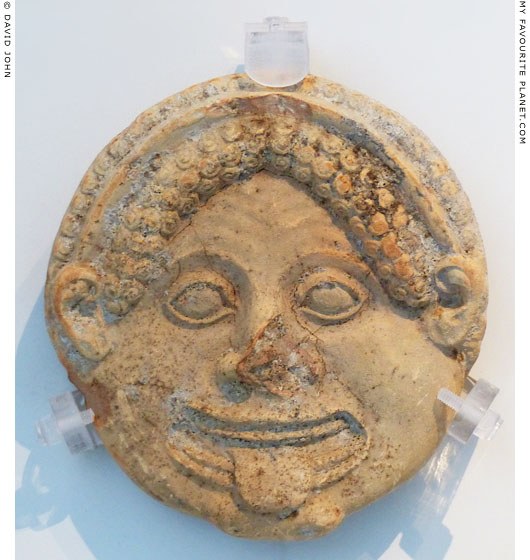 Terracotta Gorgoneion antefix from Selinous, Sicily at My Favourite Planet