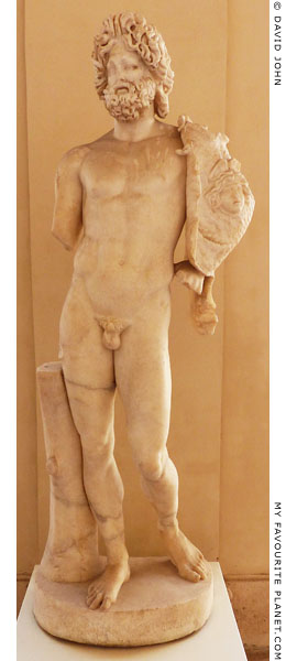 A marble statue of Jupiter Aegiochus in Rome at My Favourite Planet