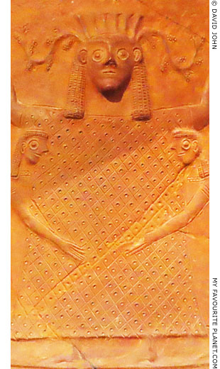 The Mistress of Animals on a relief pithos at My Favourite Planet The Mistress of Animals on a relief pithos at My Favourite Planet