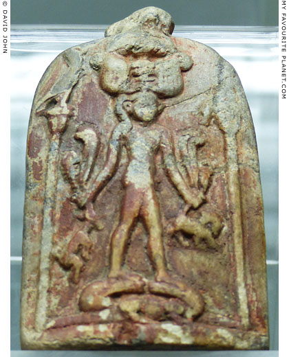 A relief of the child Horus in the pose of the Master of Animals at My Favourite Planet