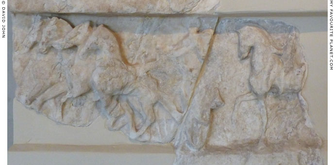 Relief of Nike driving a four-horse chariot from the Athenian Acropolis at My Favourite Planet