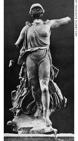 The restored Nike of Paionios statue in Olympia at My Favourite Planet