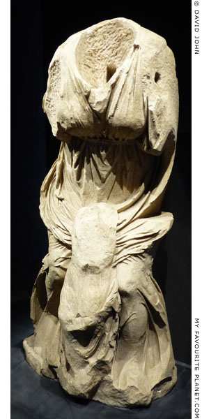 Marble statue of Niobe from the Villa dei Quintili on the Via Appia, Rome at My Favourite Planet