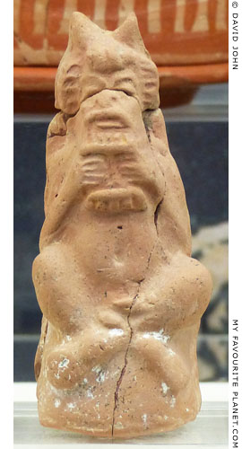 Terracotta figurine of Pan from the Kerameikos, Athens at My Favourite Planet