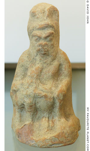 Terracotta figurine of Pan from Gela, Sicily at My Favourite Planet