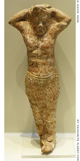 Terracotta figurine of Pan from Pella, Macedonia at My Favourite Planet