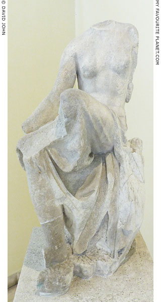 A marble statue of a Nymph in Piraeus at My Favourite Planet A marble statue of a Nymph in Piraeus at My Favourite Planet