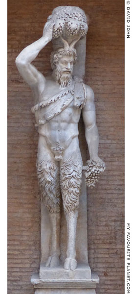 One of the two Della Valle Satyr statues of Pan at My Favourite Planet
