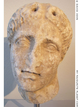 Head of a statue of Pan from Thasos at My Favourite Planet
