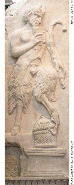 Relief of Pan on the Little Arch of Galerius, Thessaloniki at My Favourite Planet