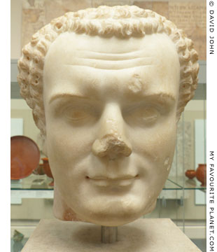 Marble head of Emperor Titus at My Favourite Planet