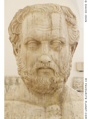 Portrait of the Greek historian Thucydides at My Favourite Planet